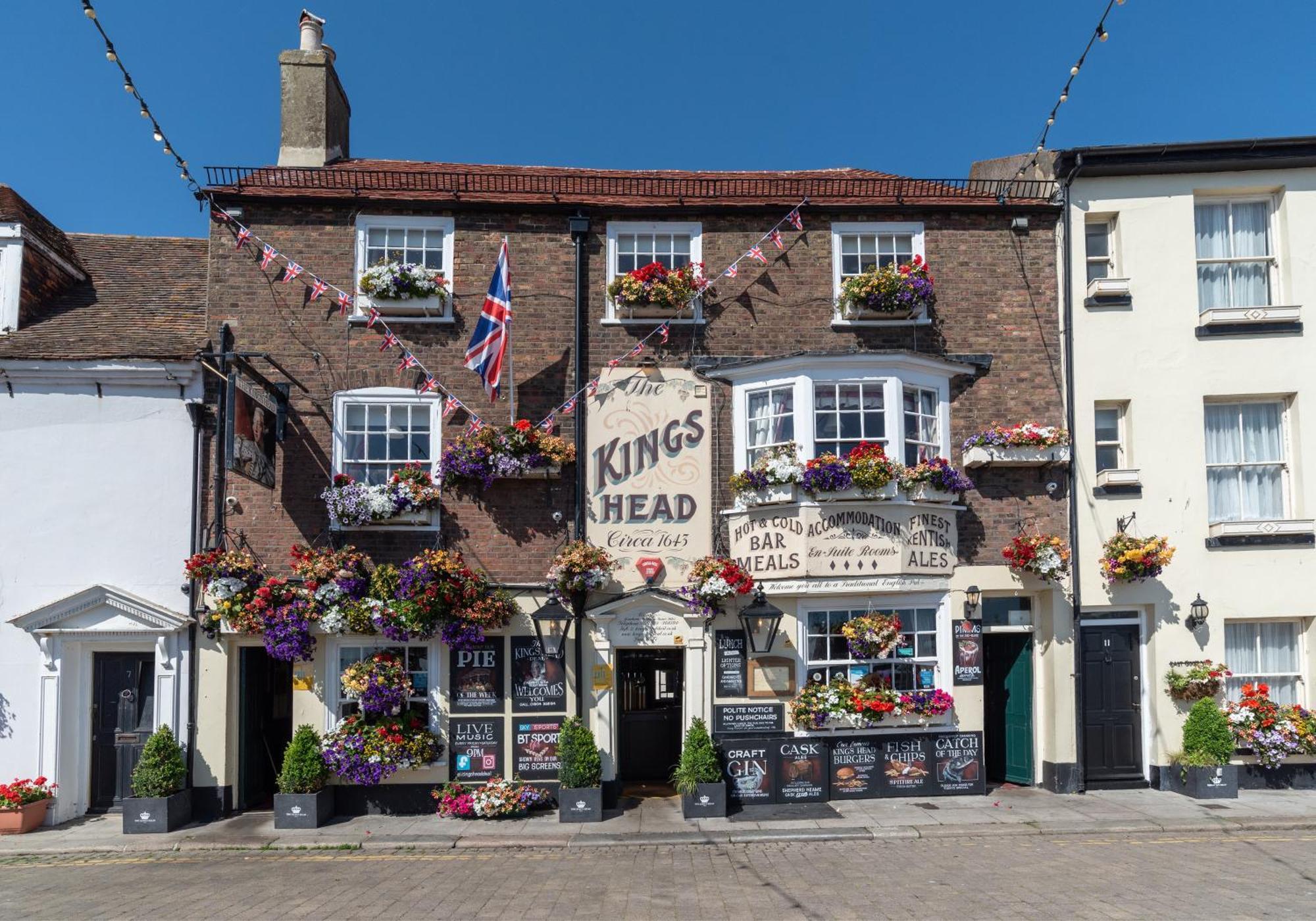 The Kings Head Acomodação com café da manhã Deal Exterior foto